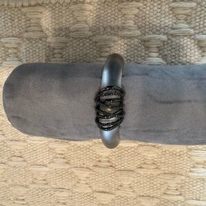 Alexis Bittar Silver and Black Bracelet